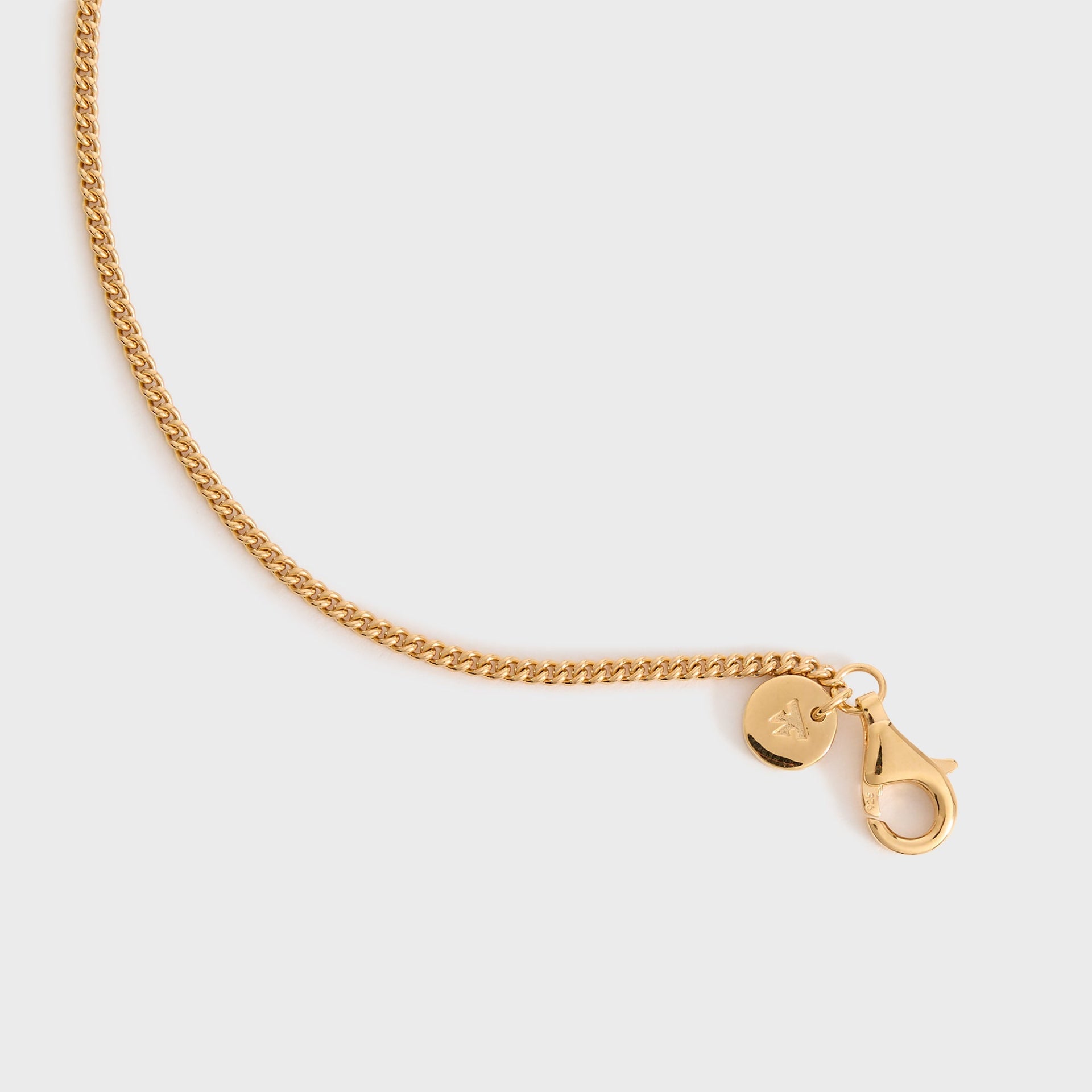 Tom Wood Curb Chain Slim - Gold