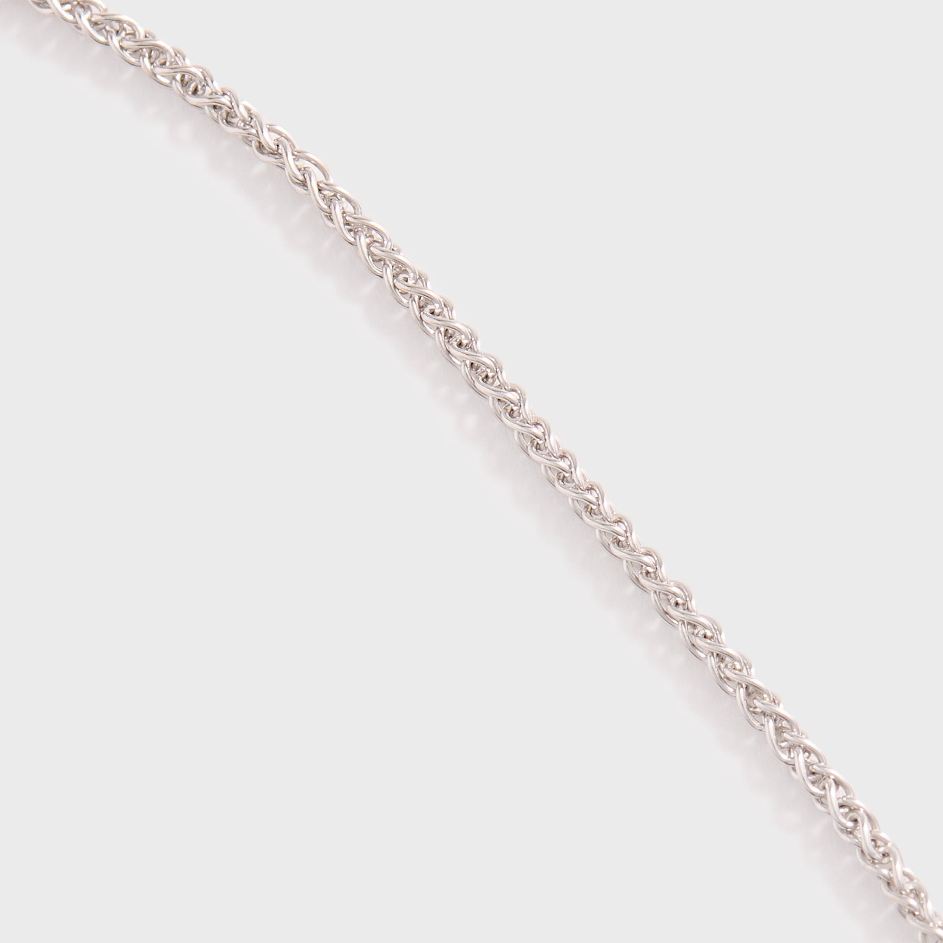 Tom Wood Spike Chain - Silver