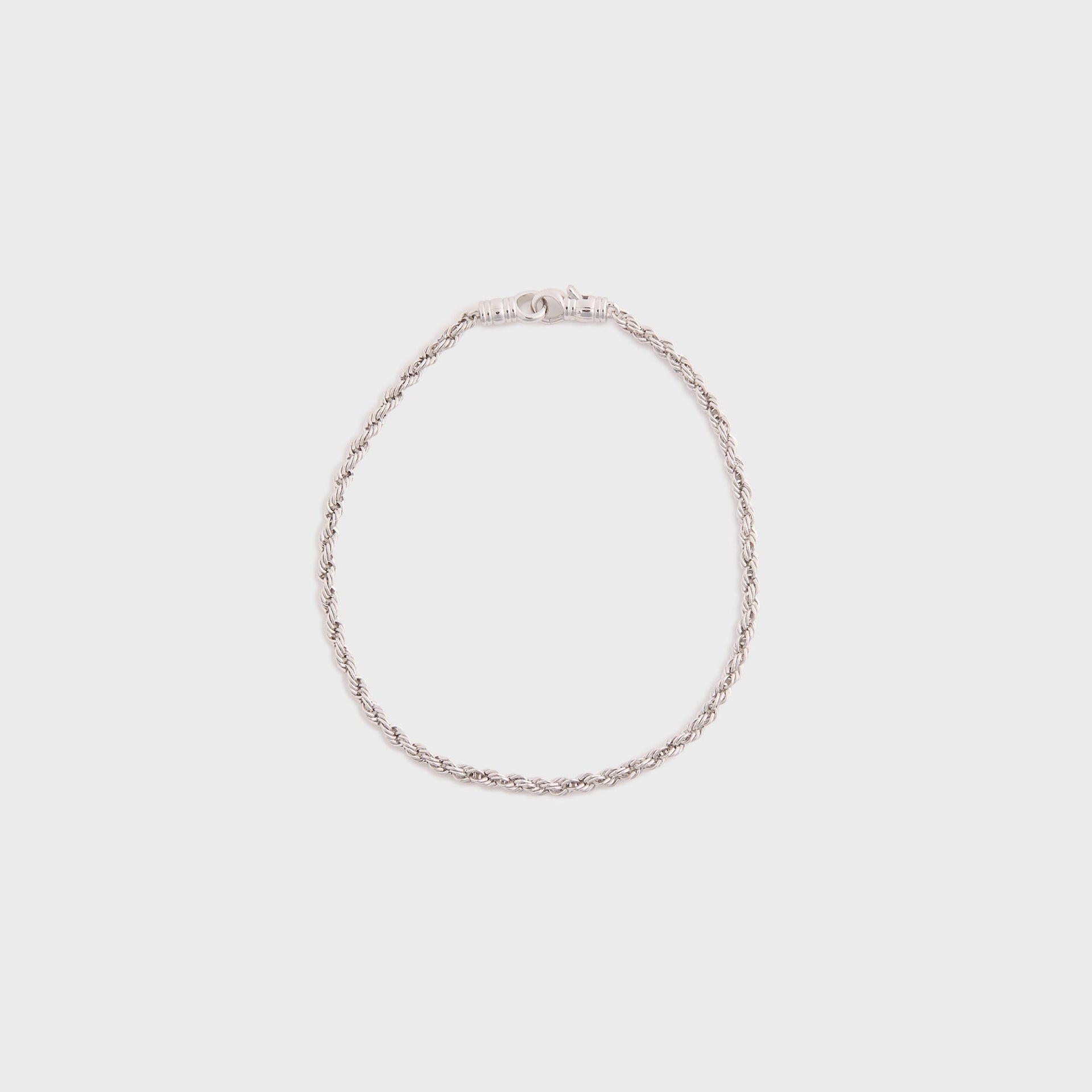 Tom Wood Rope 8.3 Bracelet - Silver