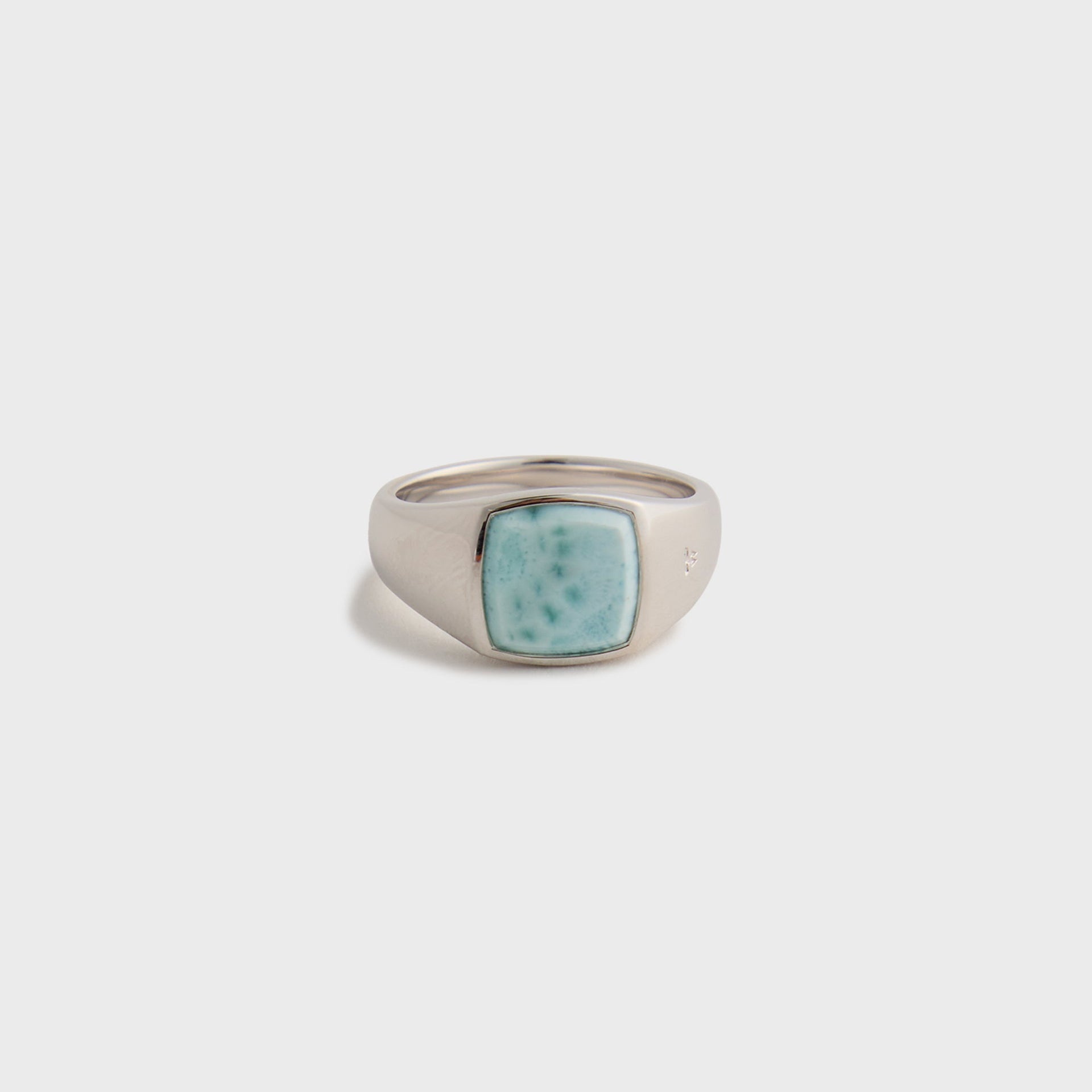 Tom Wood Kay Ice Blue Ring - Silver