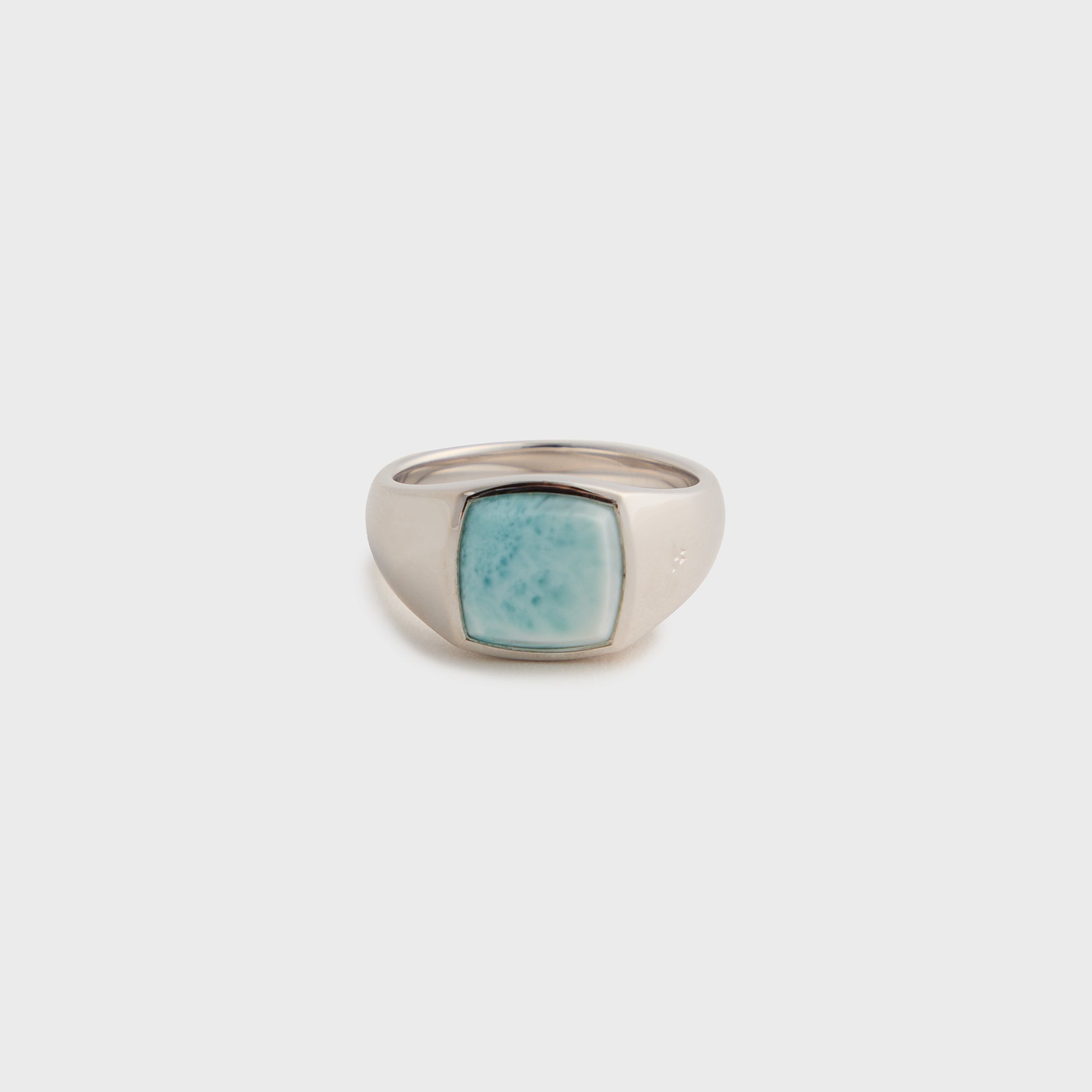 ［完売品］TOM WOOD Kay Ring Ice Blue 56 Tom Wood Kay Ice Blue Ring - Silver – Kith