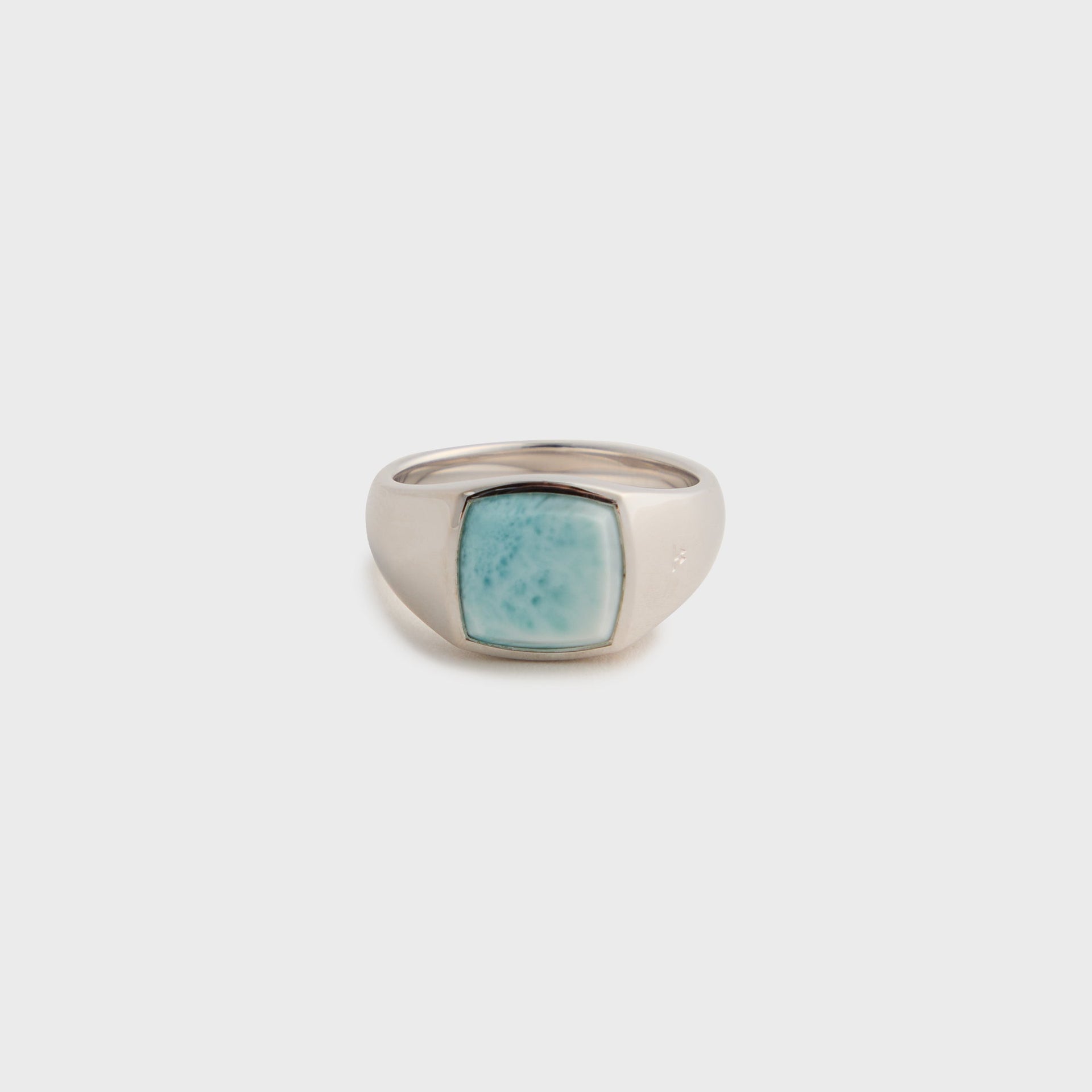 Tom Wood Kay Ice Blue Ring - Silver