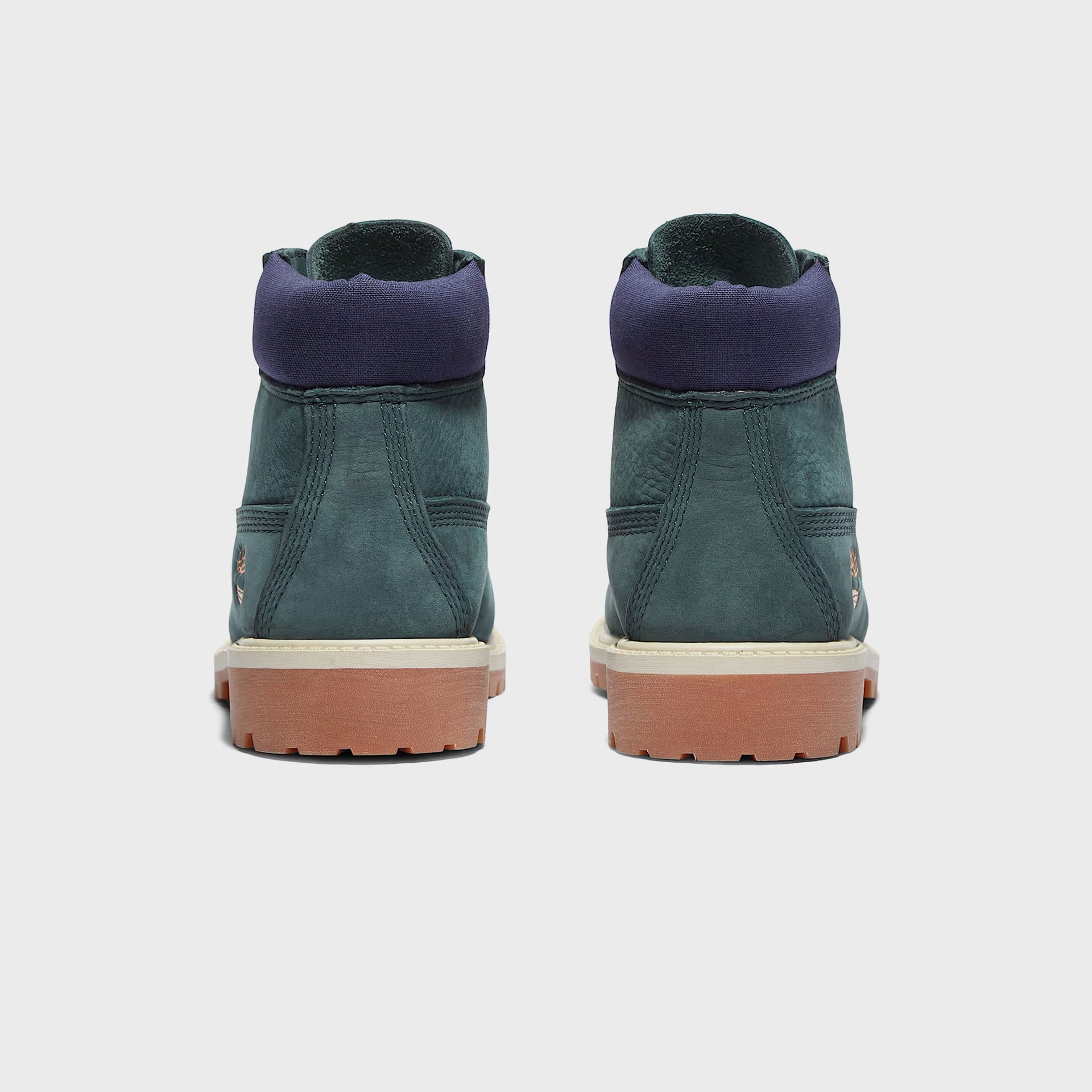 Timberland Kids Premium 6-Inch Lace Up Waterproof Boot - Dark Green