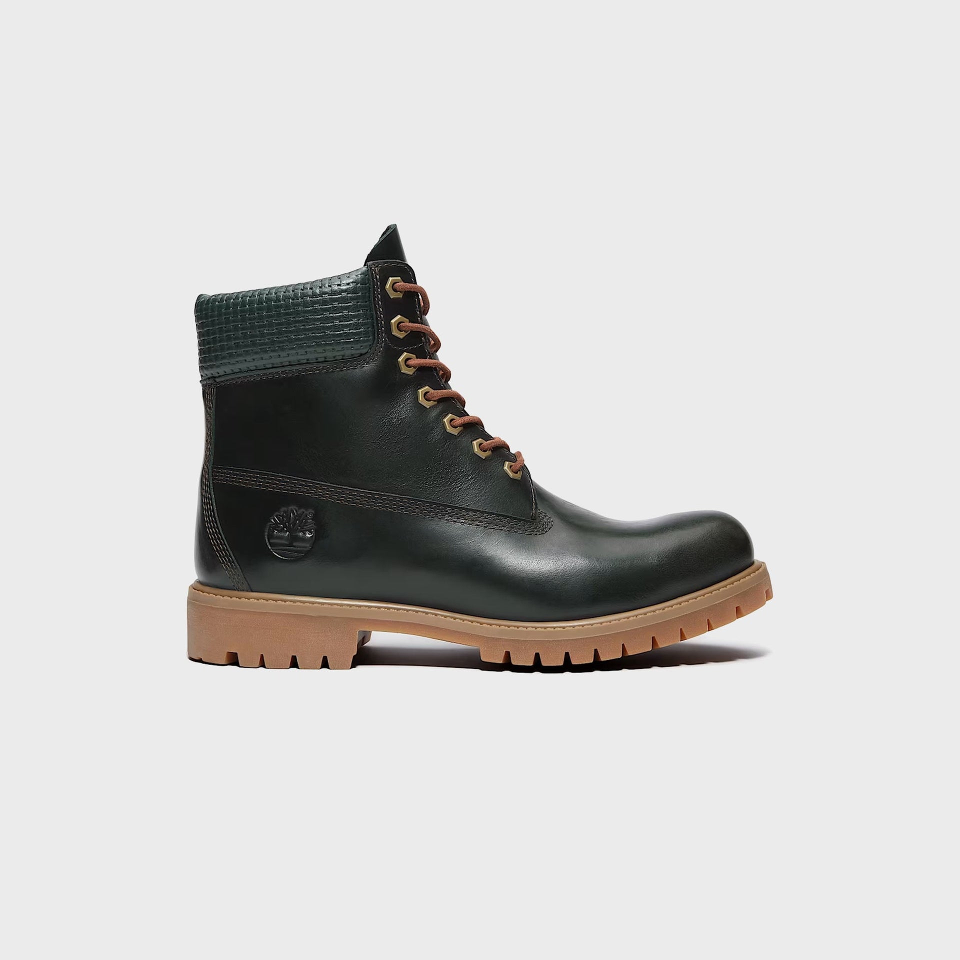 Timberland Emerald Woods 6-Inch Waterproof Boot - Black Nubuck / Dark Green