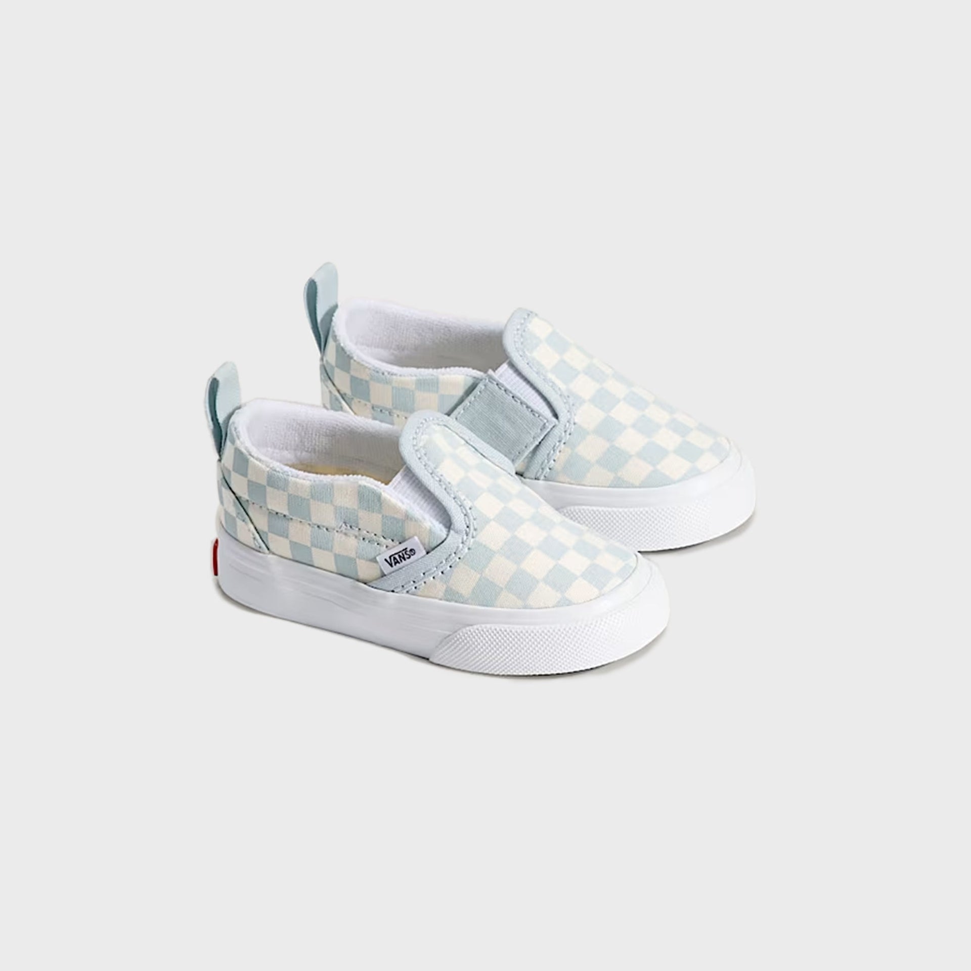 VANS TD Classic Slip-On Checkerboard Shoe - Checkerboard Dawn Mist Blue