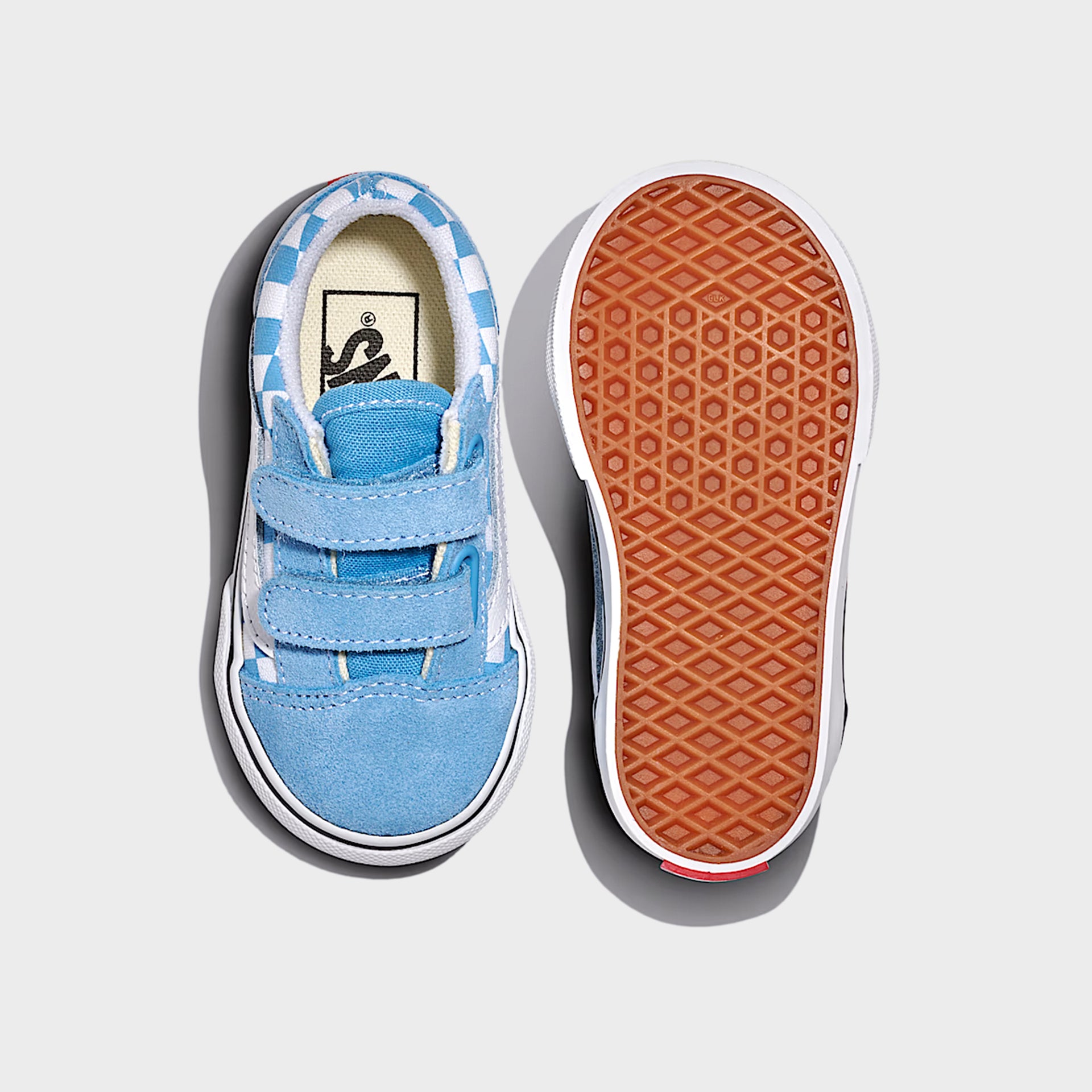 VANS TD Old Skool V Crib - Color Theory / Checkerboard / Heritage Blue