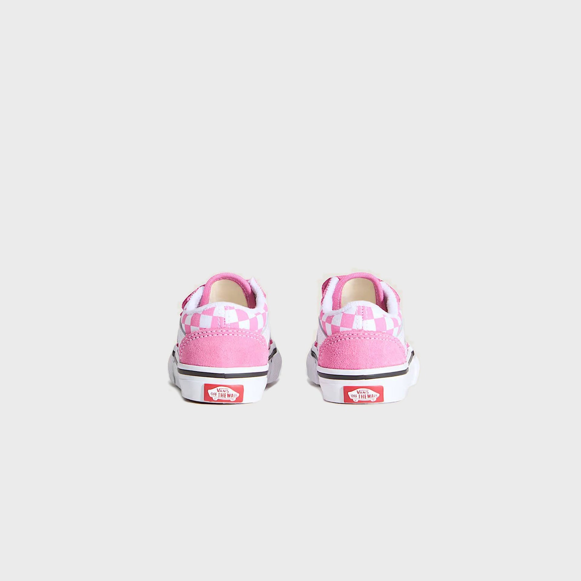 VANS TD Old Skool V Checkerboard Shoe - Fizz Pink