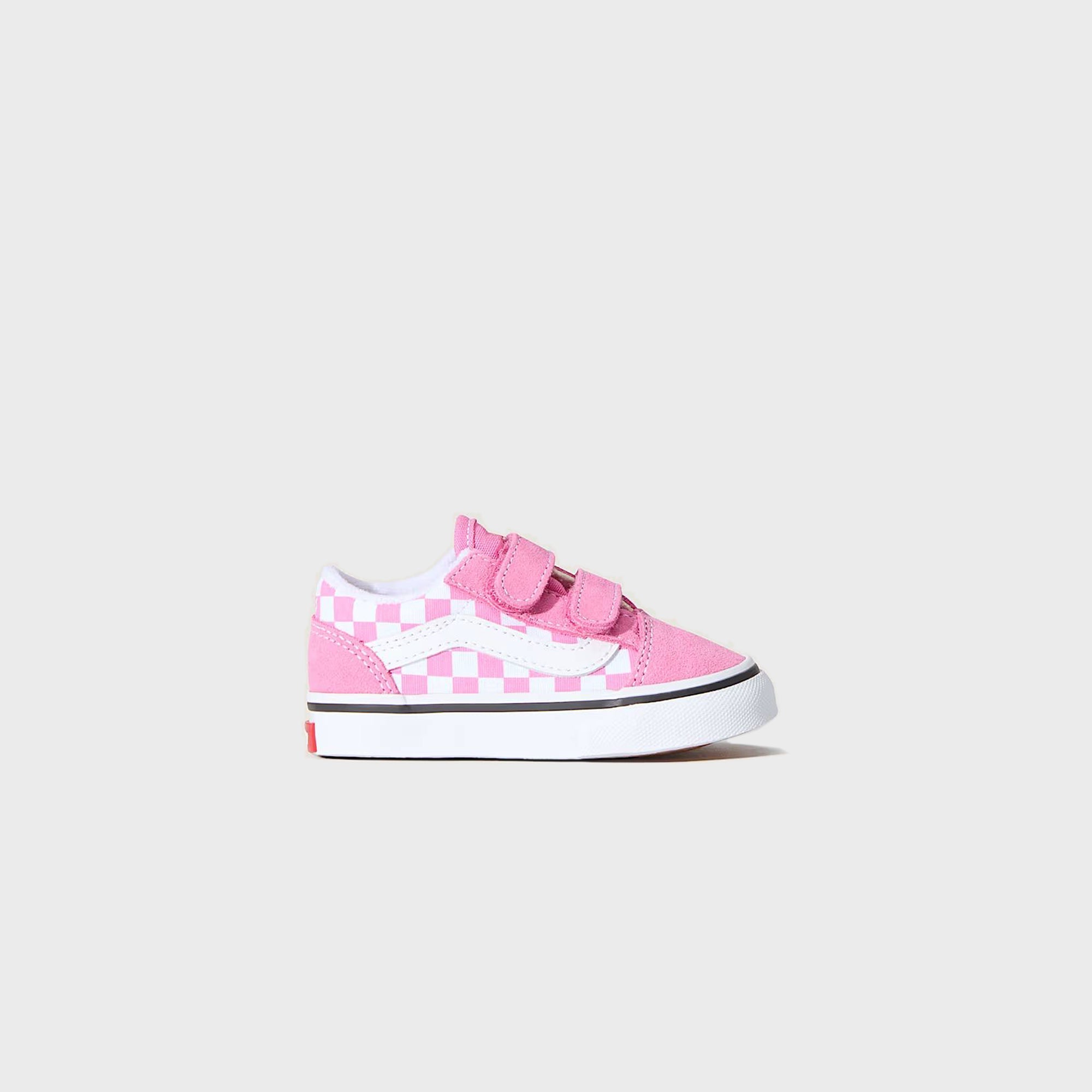 VANS TD Old Skool V Checkerboard Shoe - Fizz Pink – Kith