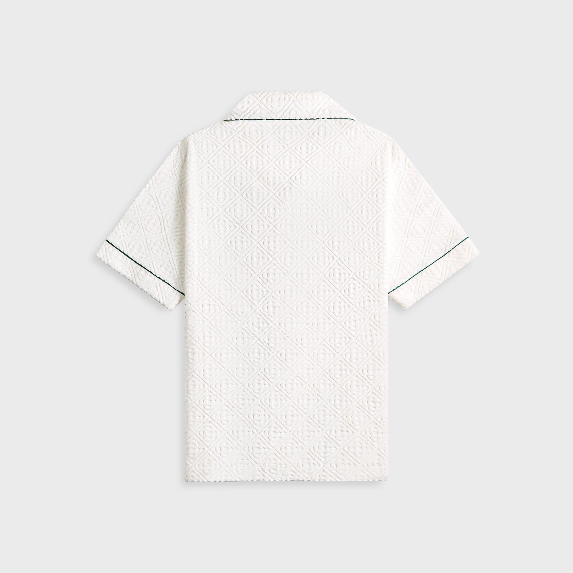 Casablanca Towelling Monogram Shirt - White