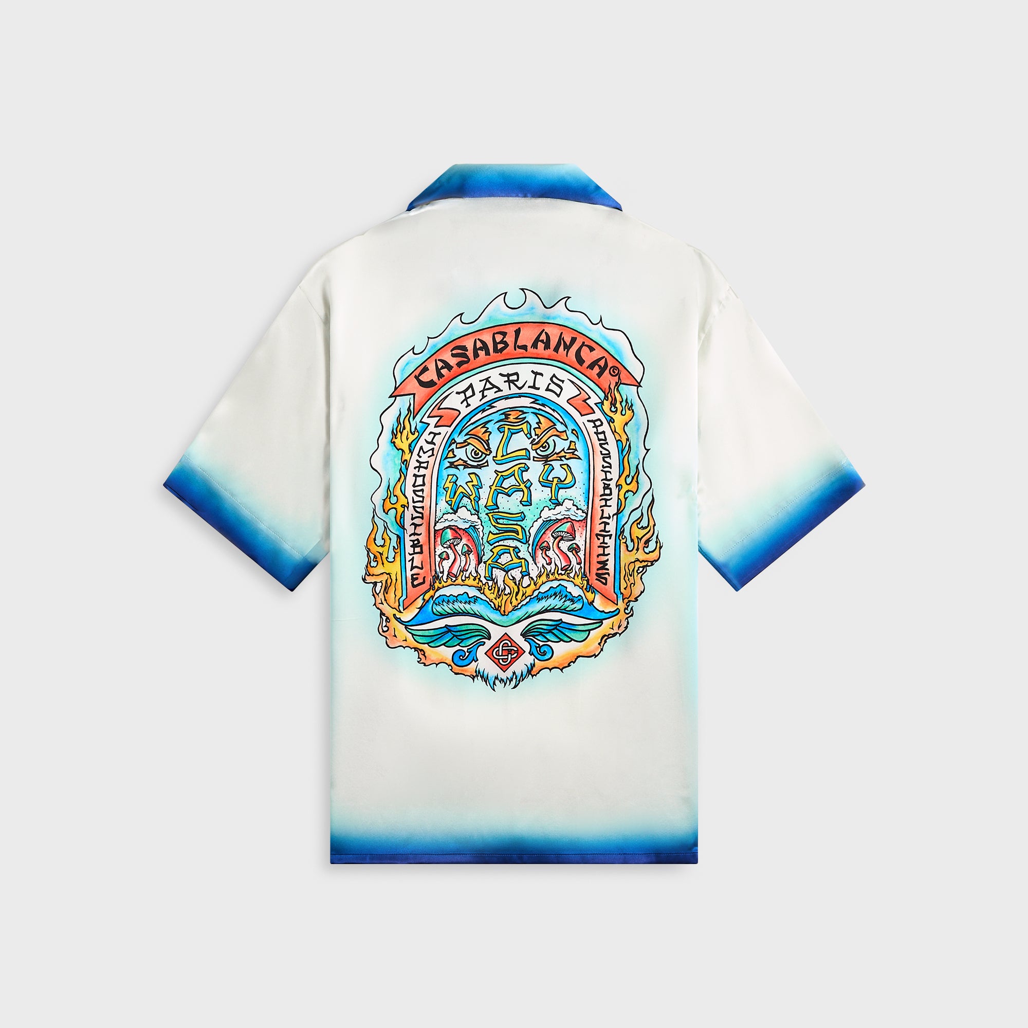 Casablanca Silk Twill Tennis Club Shirt - Multicolor – Kith