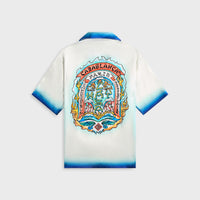 Casablanca Cuban Collar Shirt - White