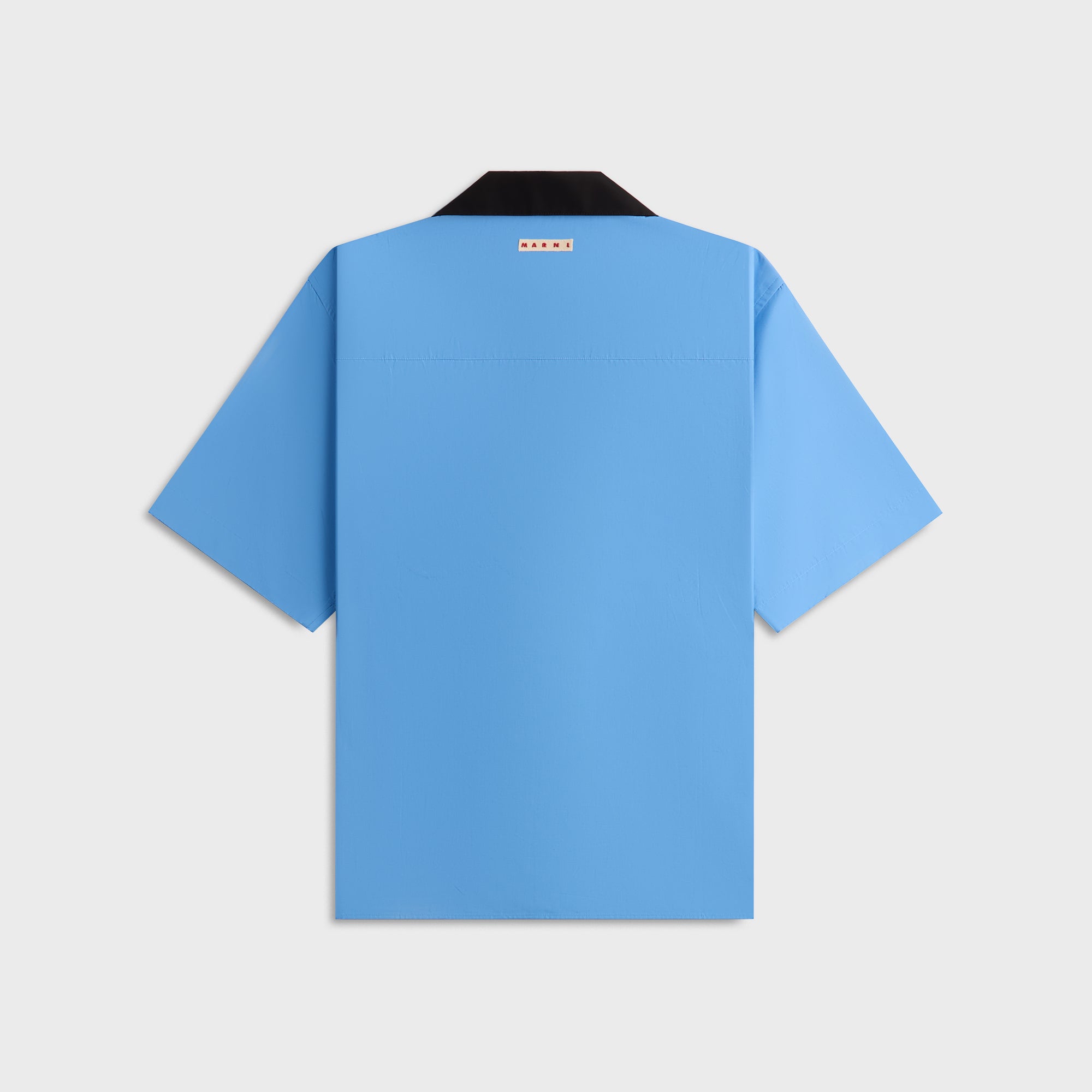 Marni Organic Cotton Poplin Short-Sleeved Bowling Shirt
