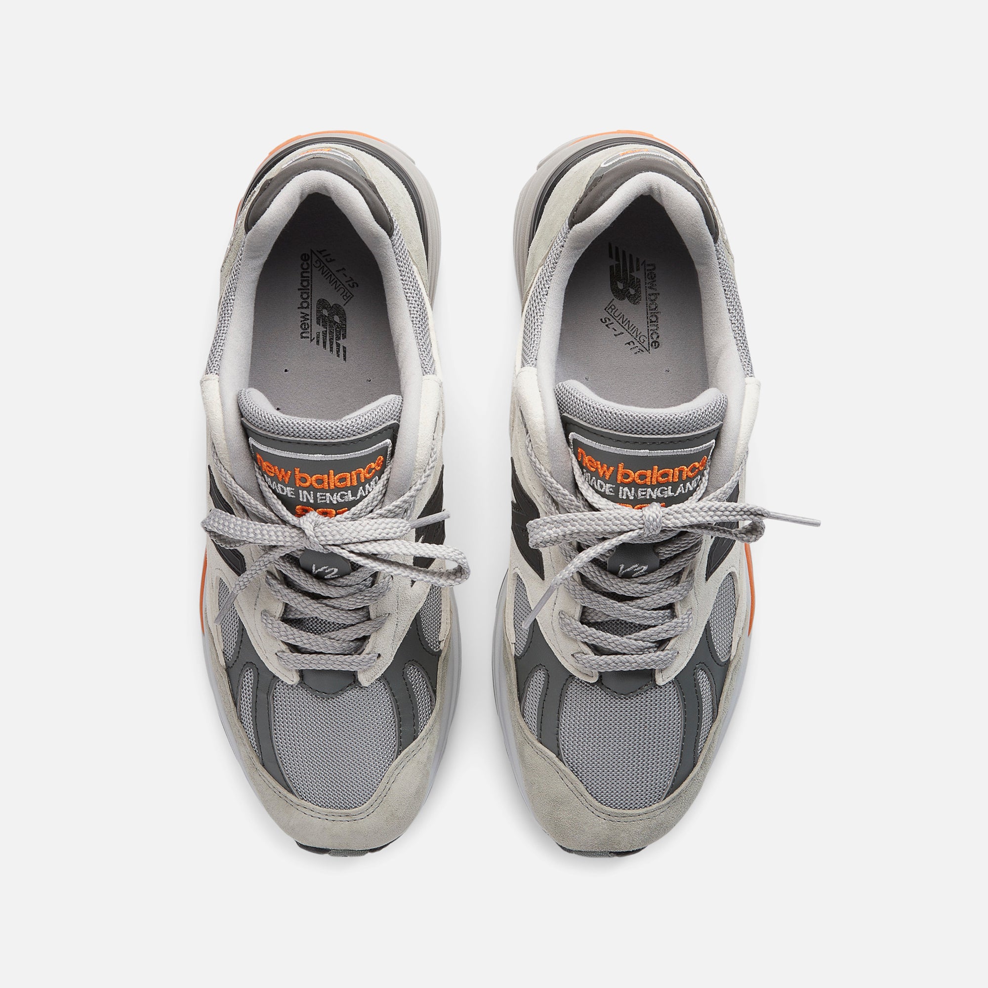 [NEW BALANCE] MADE IN UK M991V2 グレーオレンジ New Balance 991v2 Grey Orange U991BS2 | SneakerNews.com