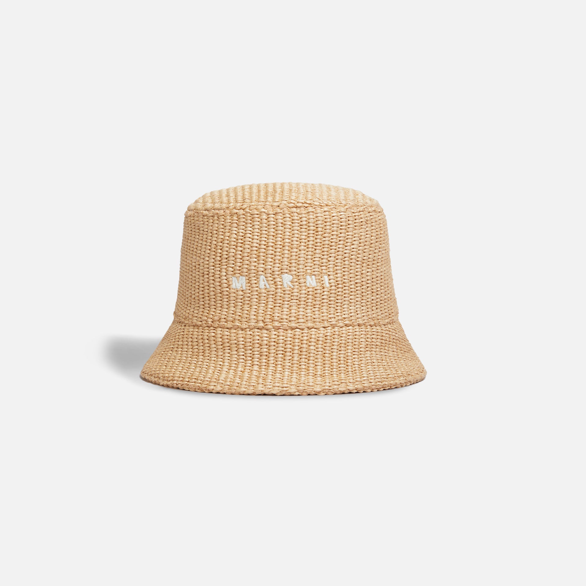 Marni Raffia Bucket Hat Shell – Kith - Main Image