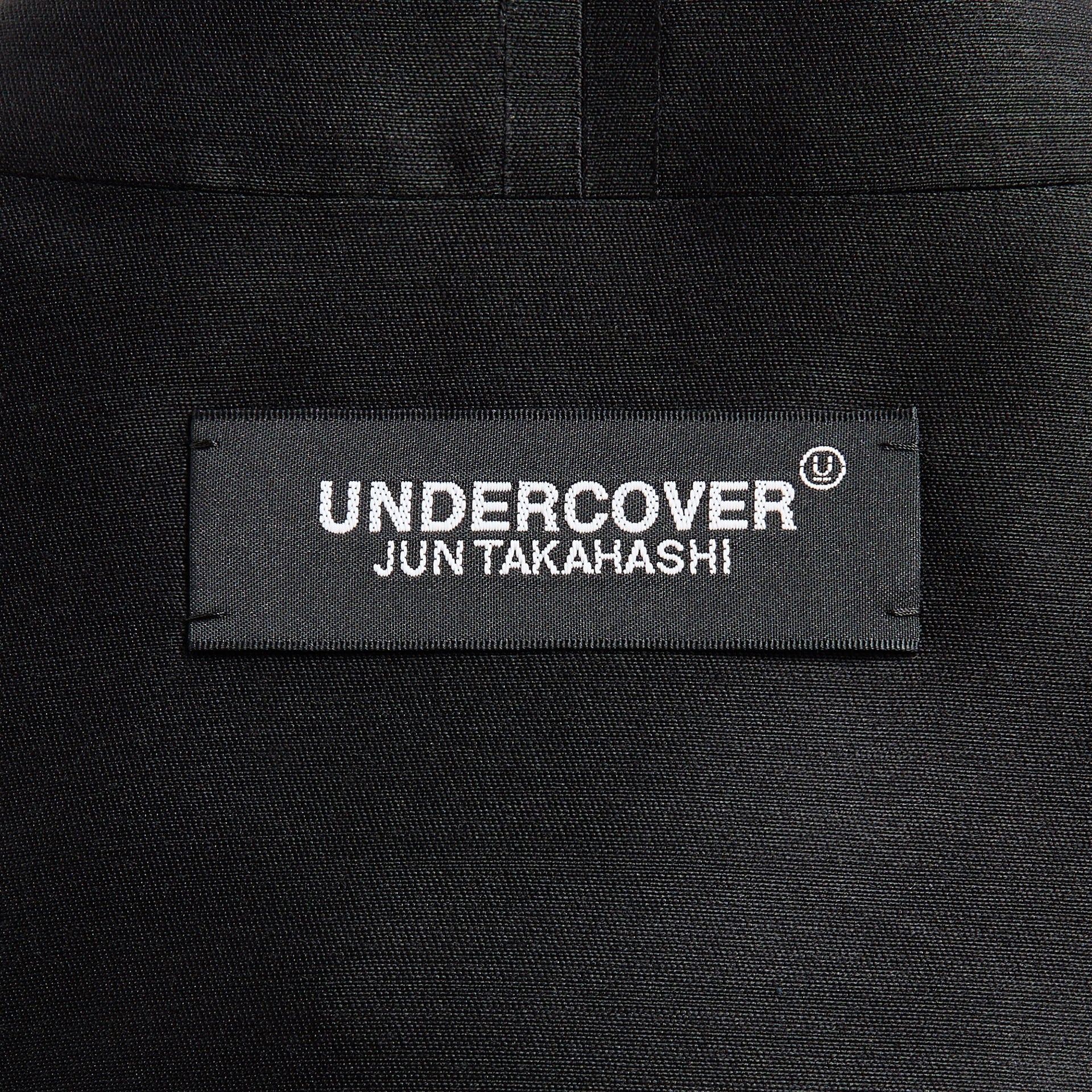 Undercover Black Deconstructed Zip Bomber Blouson - Black