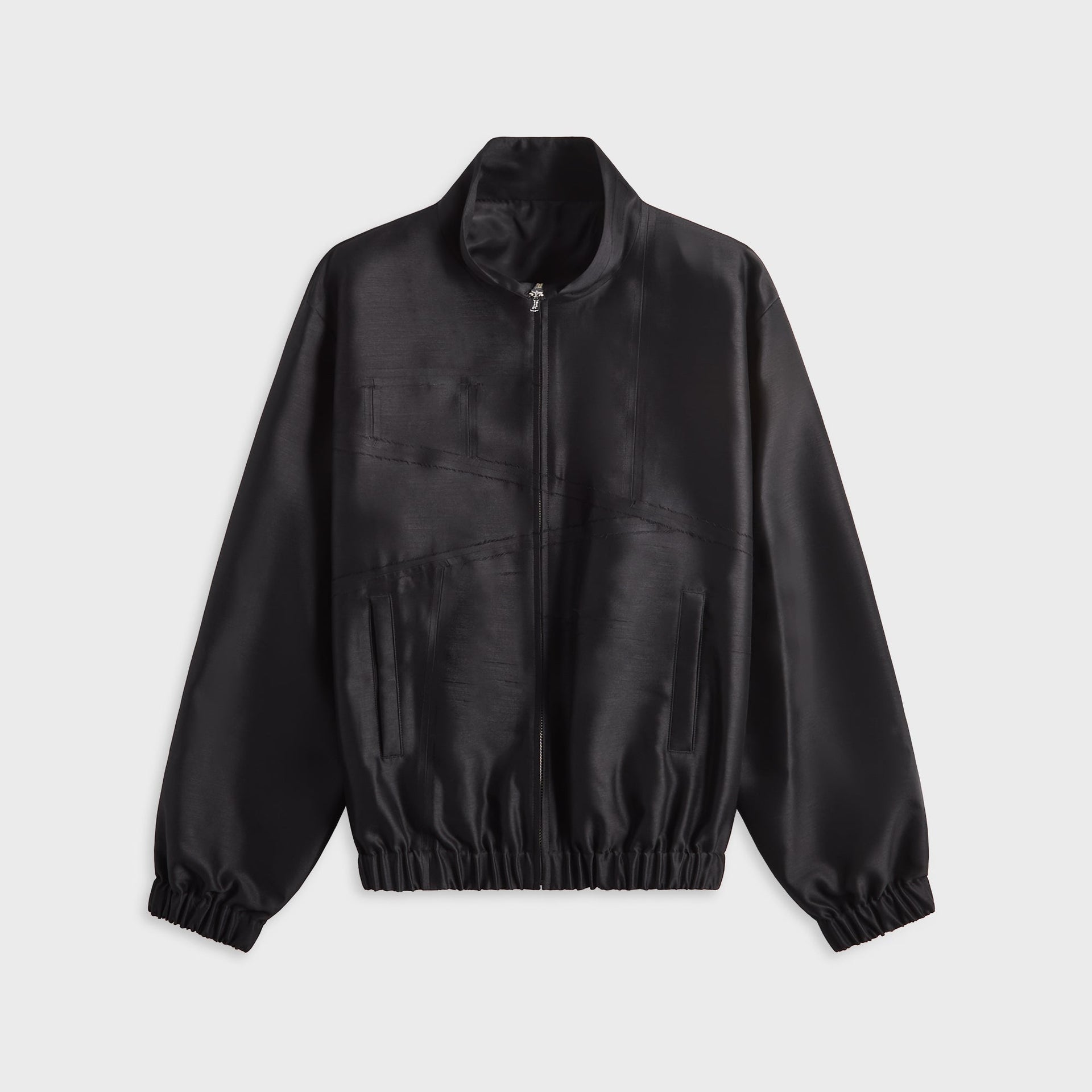 Undercover Black Deconstructed Zip Bomber Blouson - Black