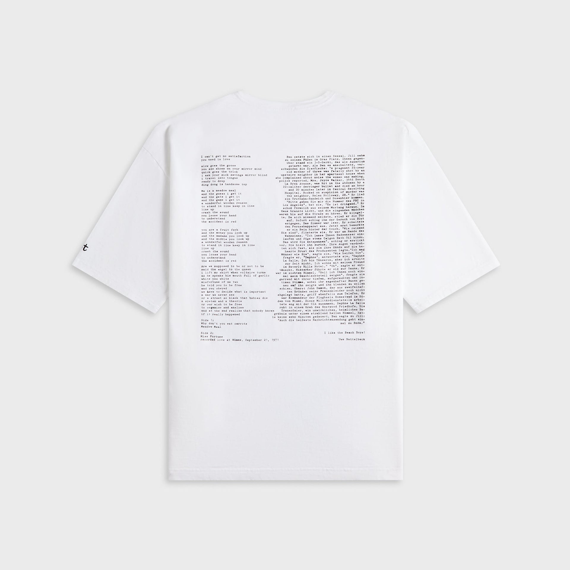 Undercover Tee - White