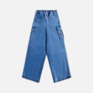 Marni Bleached Coated Organic Denim - Cobalt