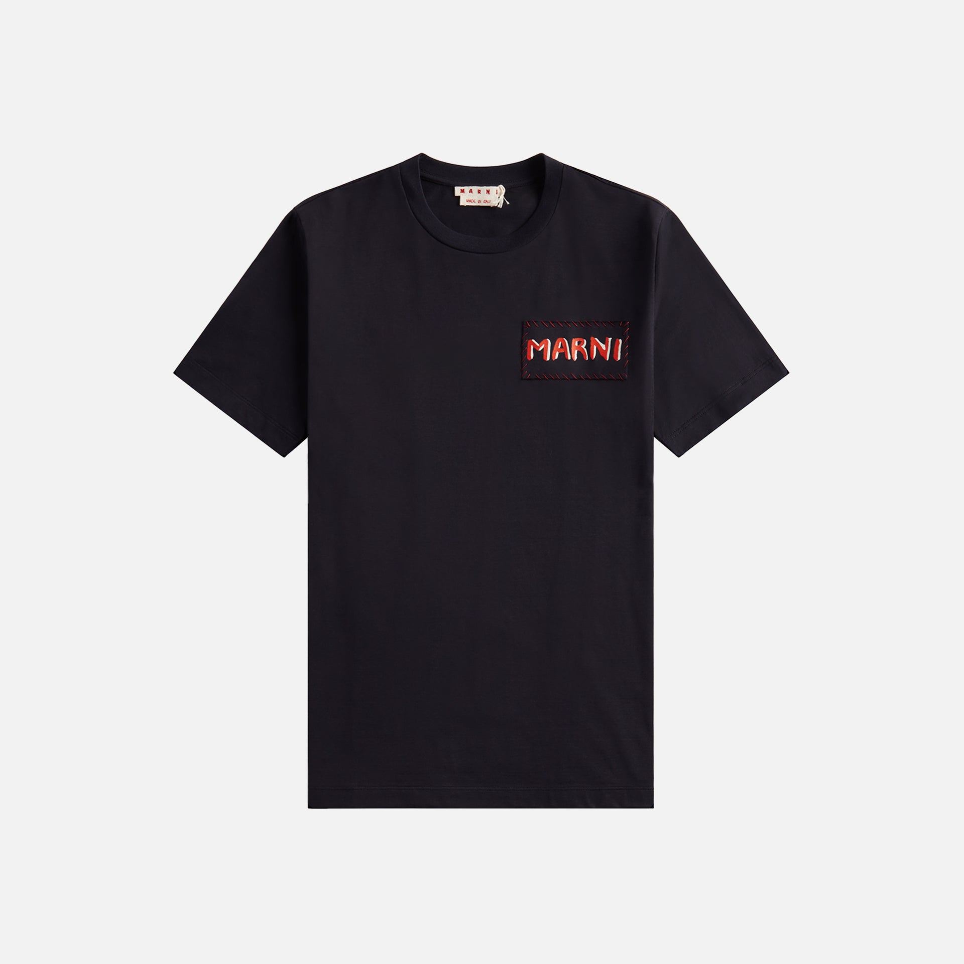 Marni Organic Cotton Jersey Tee - Black