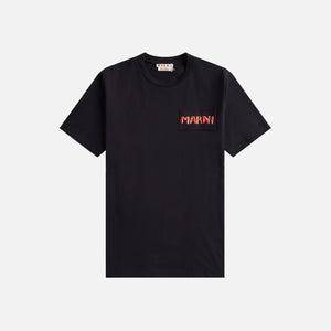 Marni Organic Cotton Jersey Tee - Black