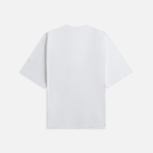 Marni Printed Stripe Logo Tee - Lily White