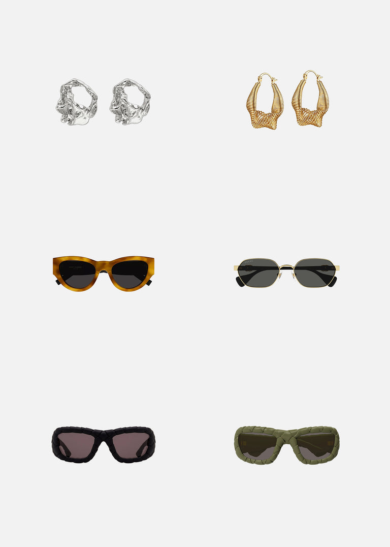 
            New arrivals to women's accessories, including sunglasses and earrings.
          
