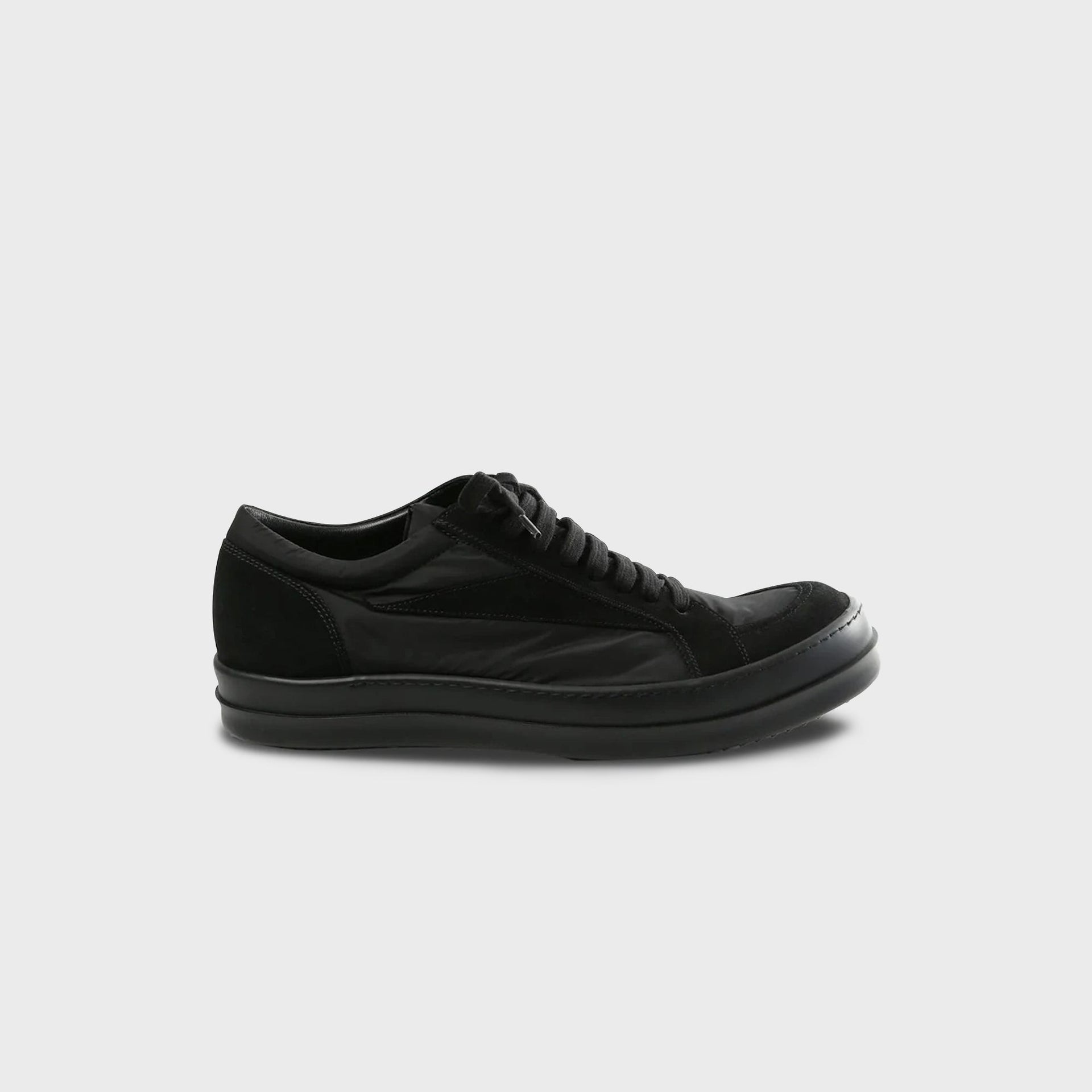Rick Owens Vintage Lace Up Sneakers - Black / Black / Black