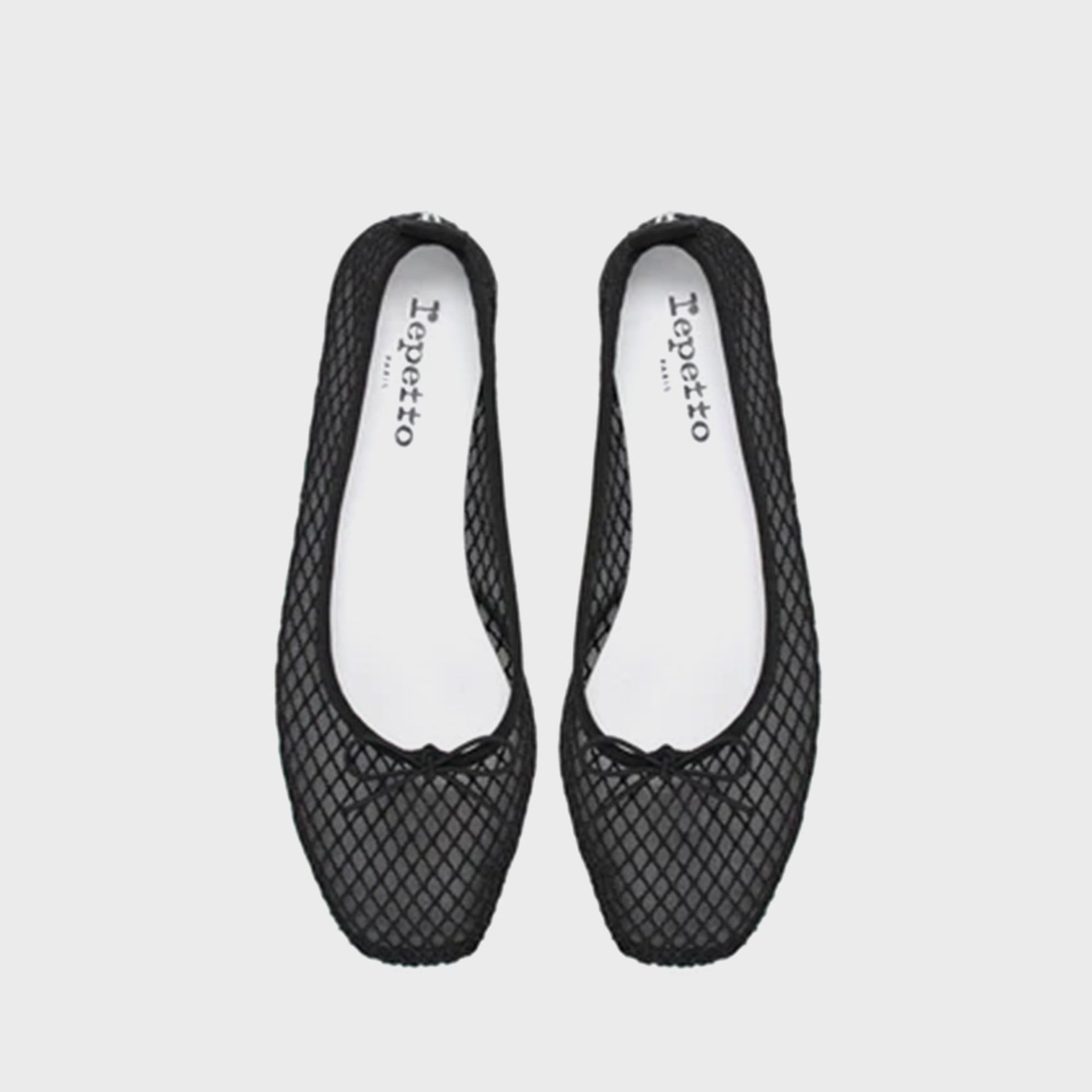 Repetto Garance Mesh Ballet Flats - Black