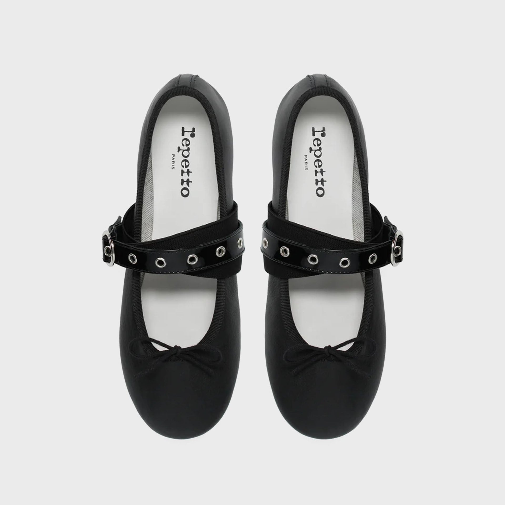 Repetto Ballet Twist Mary Janes - Black