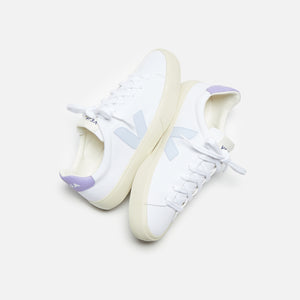 Veja Who WMNS Campo Canvas - White / Swan / Lavender