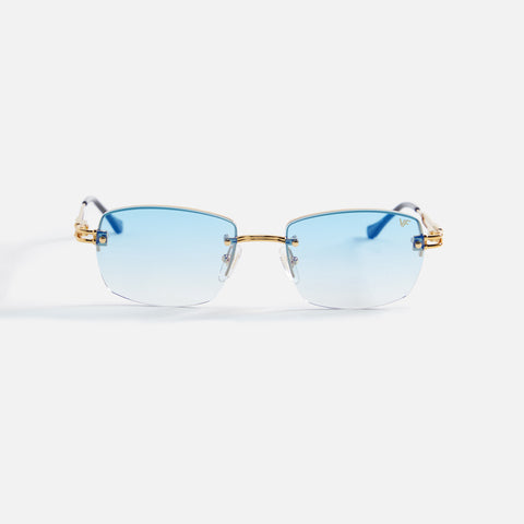 Vintage Frames L`enfant Terrible 24KT Gold - Blue / Flash Blue