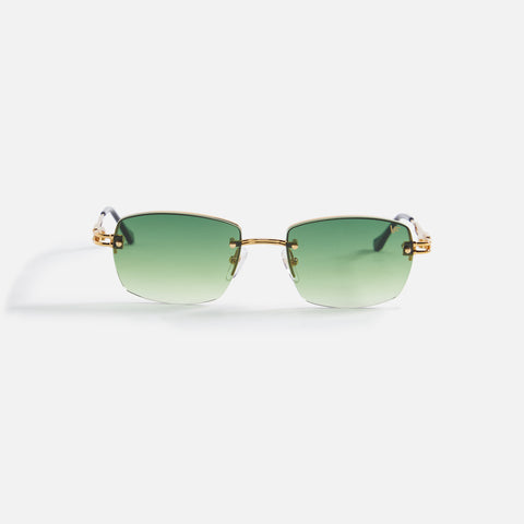 Vintage Frames L'enfant Terrible 24KT Gold G15 - Green