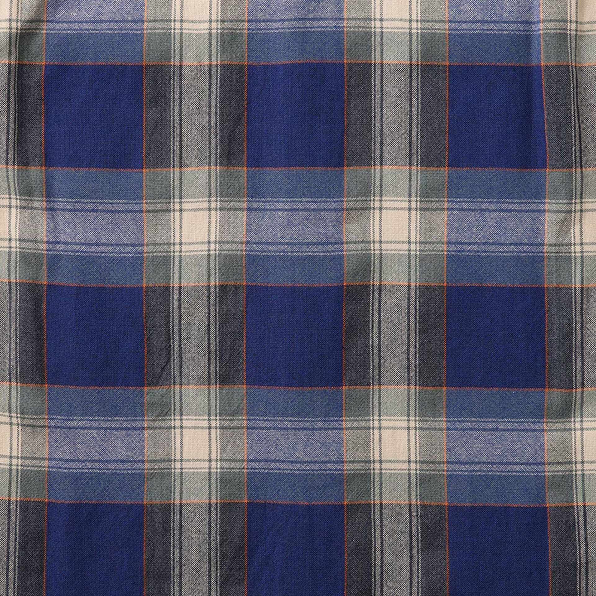 Visvim Lumber Check Long Sleeve Shirt - Blue