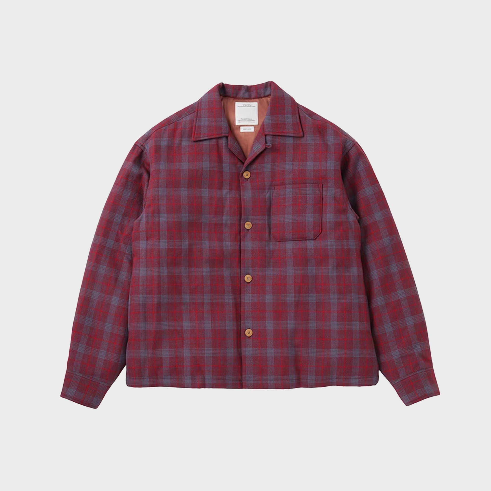 Visvim Keesey Check Down Jacket - Red – Kith