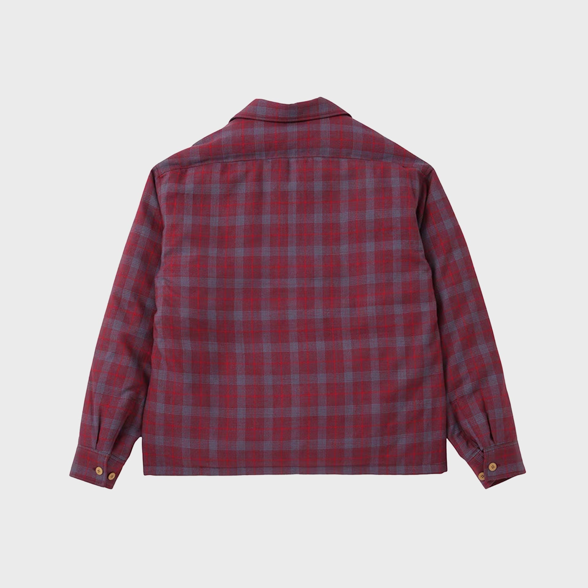 Visvim Keesey Check Down Jacket - Red