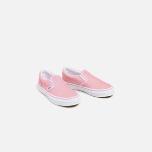 vans ComfyCush Pre-School Classic Slip-On - Glitter Pink