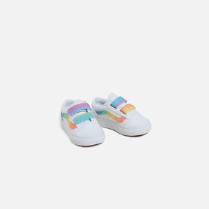 VANS TD Old Skool V Crib - Rainbow / True White / Multi