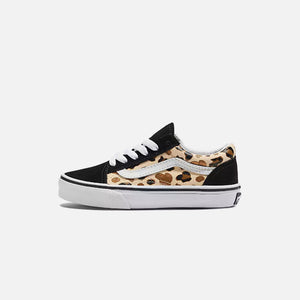 VANS PS Old Skool Leopard Glitter - Black / Brown