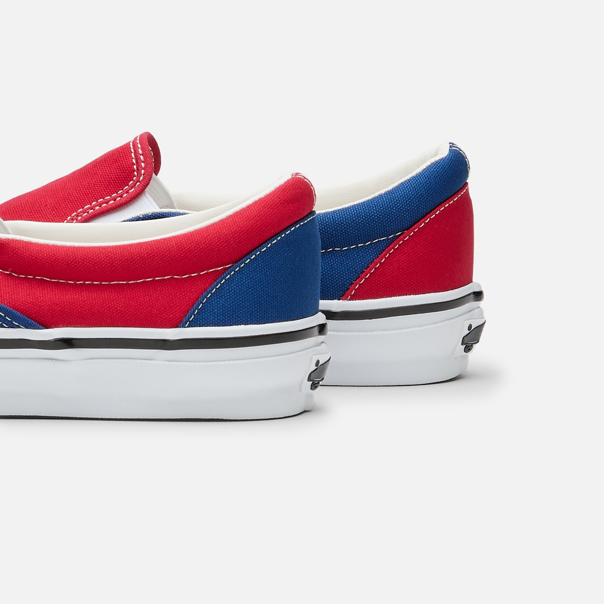 VANS x Engineered Garments OTW Classic Slip-On 98 - Red / Navy – Kith