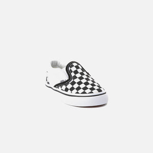 Vans Toddler Classic Slip-On Checkerboard - Black / True White