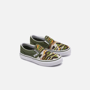 VANS Classic Slip-On - Painted Camo Green / Multi