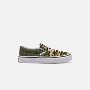 VANS Classic Slip-On - Painted Camo Green / Multi