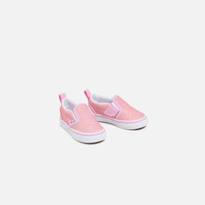 vans ComfyCush Toddler Classic Slip-On - Glitter Pink