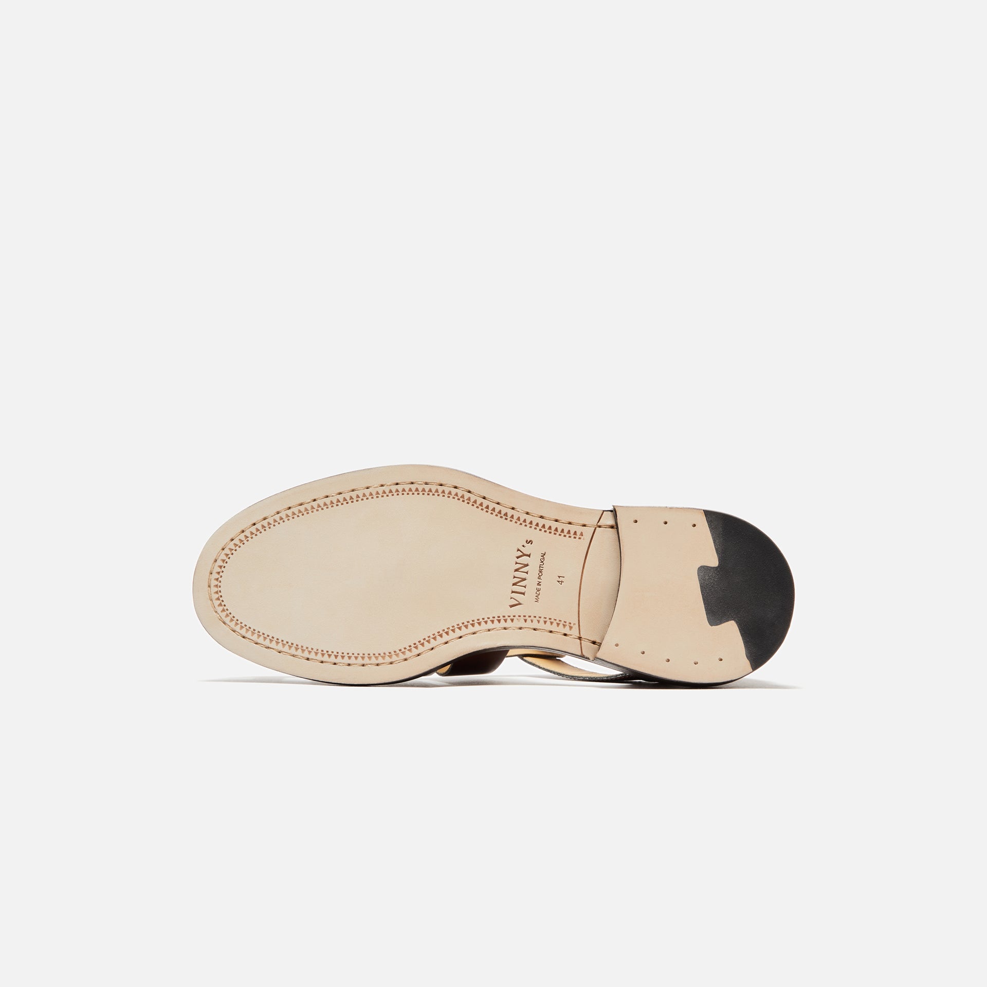 VINNY's Fisherman Sandal - Brown Polido Leather