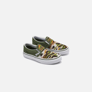 VANS PS Classic Slip-On - Painted Camo Green / Multi