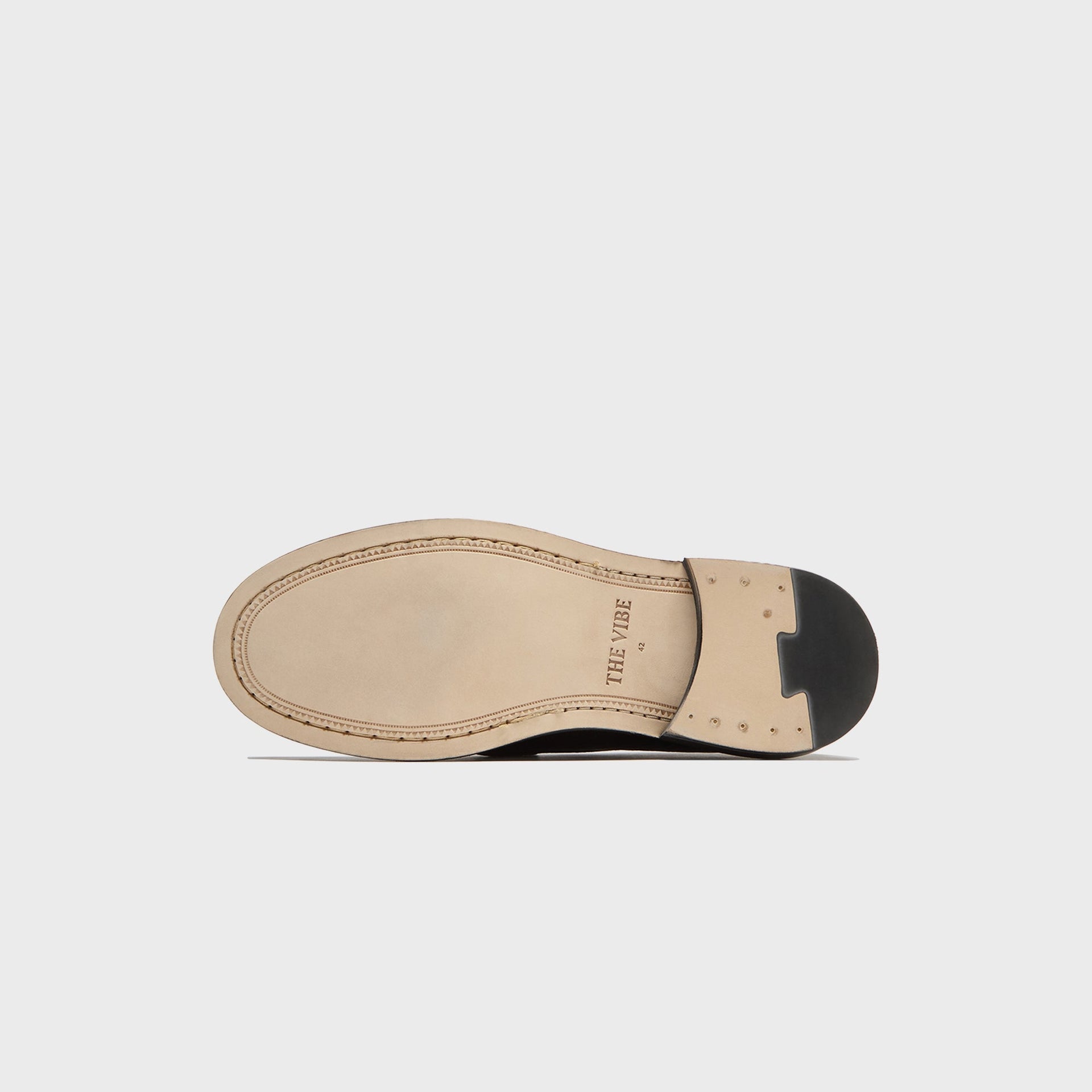 VINNY's Yardee Mocassin Loafer - Black Lizard