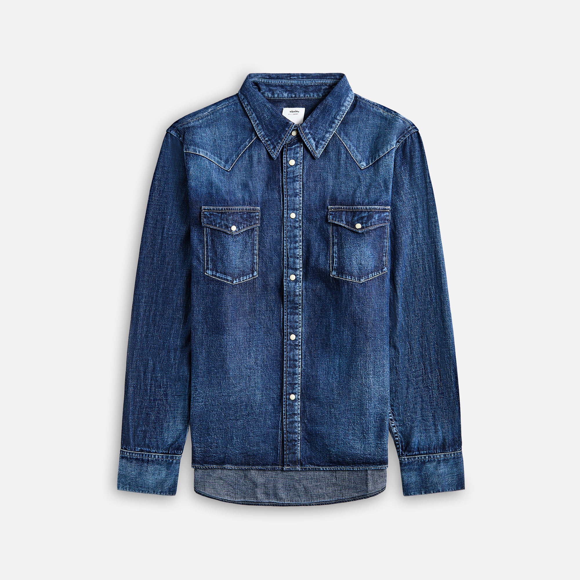 Visvim Social Sculpture Shirt Dmgd - Indigo – Kith