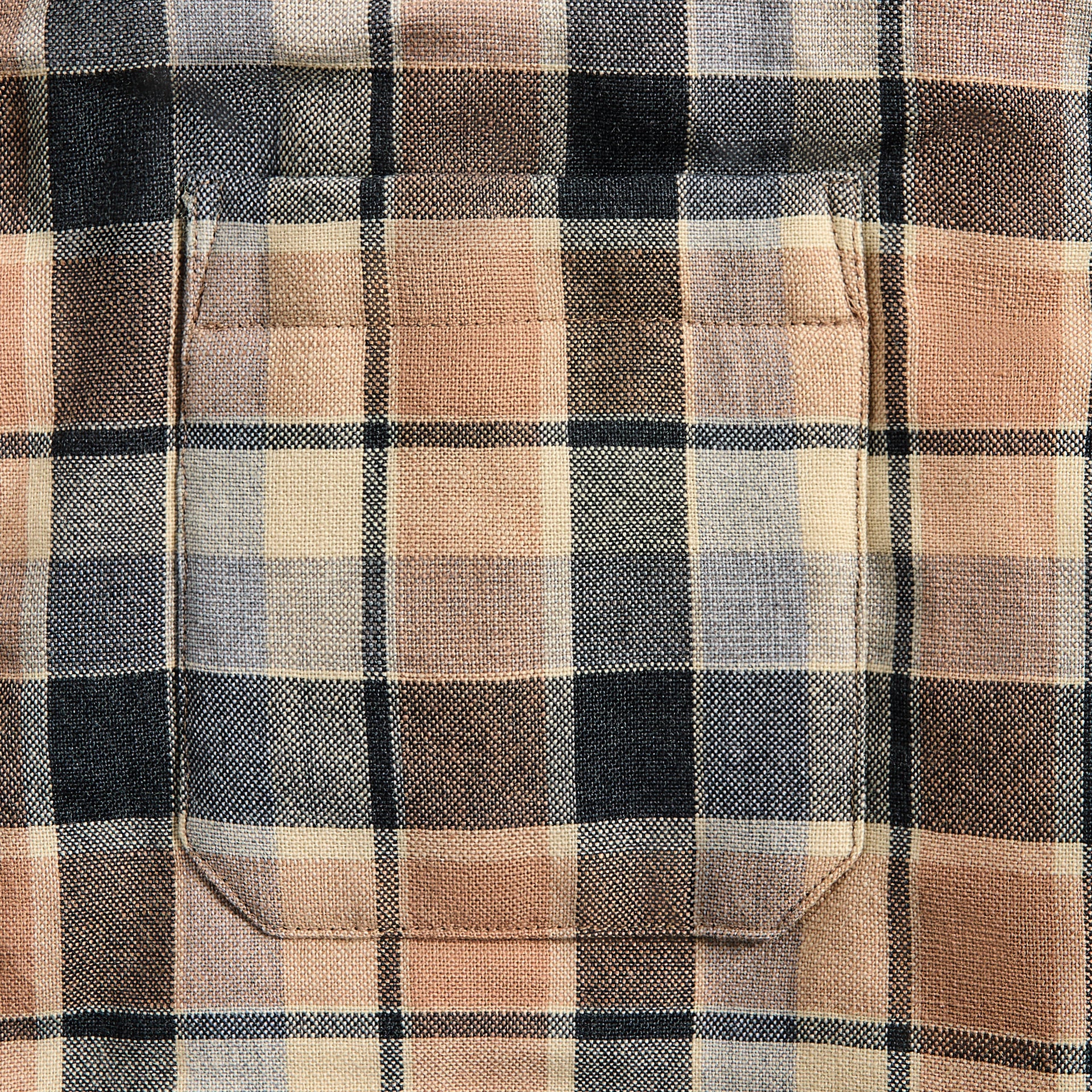 Visvim Keesey Check Down Jacket - Beige