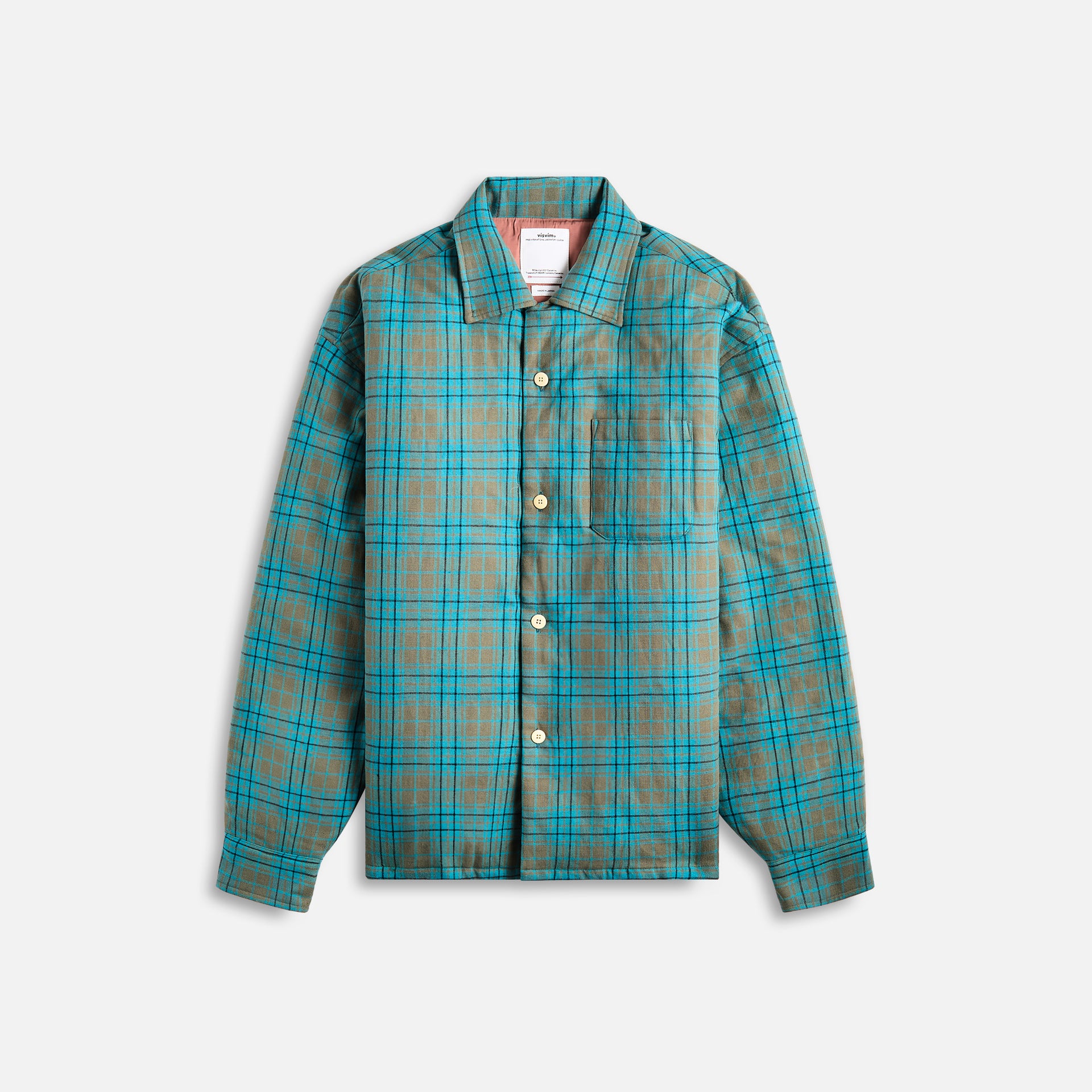 Visvim Keesey Check Down Jacket - Blue