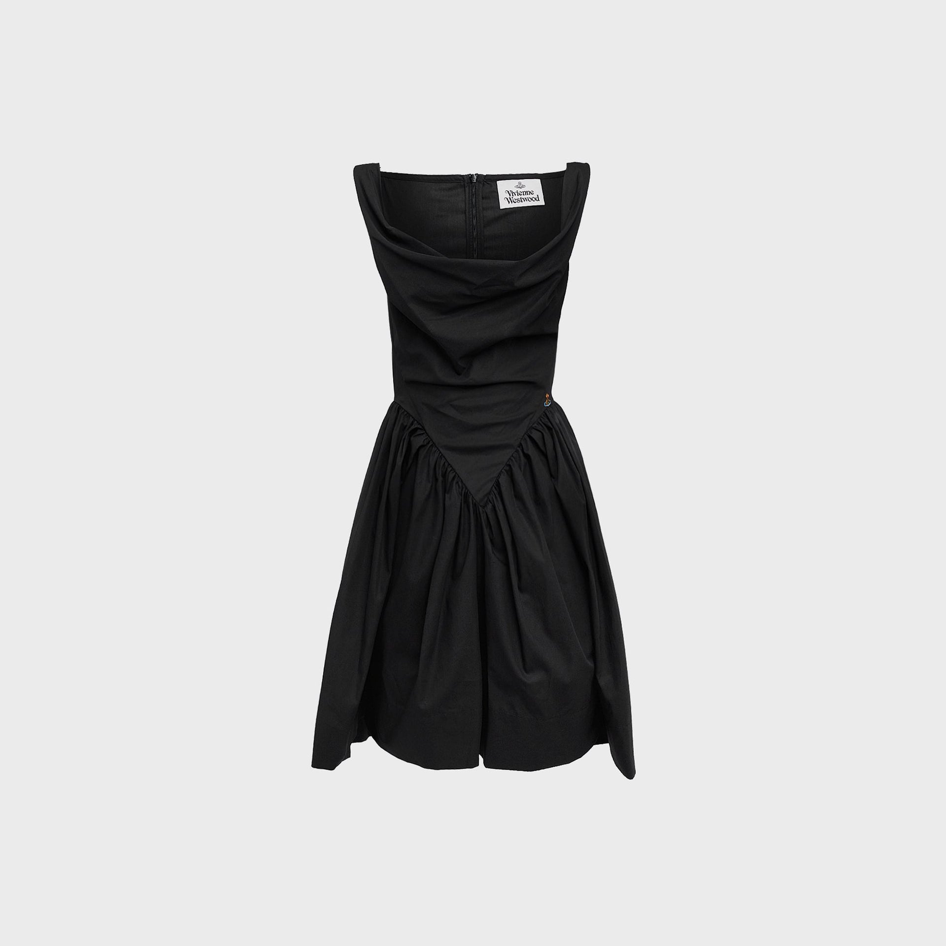 vivienne westwood mini sunday draped cocktail dress Sunday pleated taffeta mini dress - red